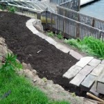 New hillside garden