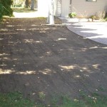 Final grade and grass seed - Wolf Landscaping