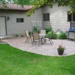 Paver patio complete - Wolf Landscaping